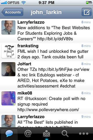 Twitter iPhone app