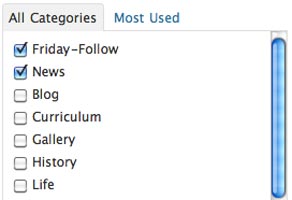 friday follow category