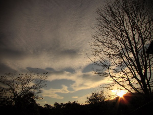 Clouds at sunset