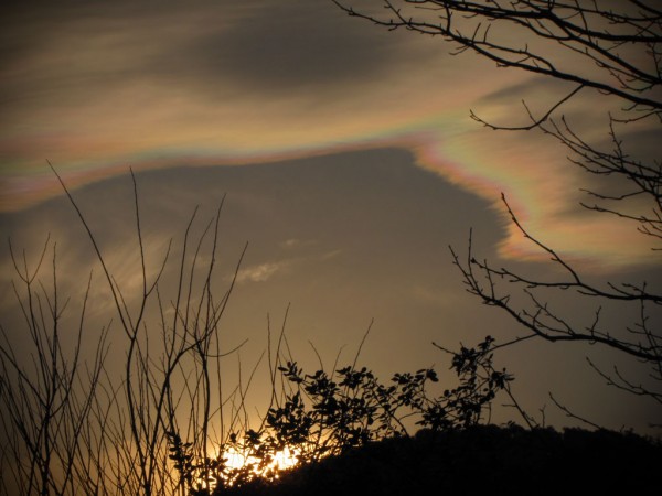 Nacreous clouds