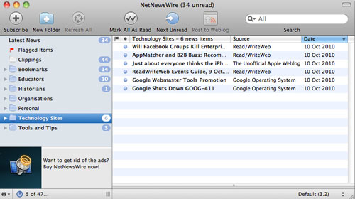 Netnewswire desktop software client