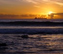 Sunrise at North Wollongong Beach, NSW.