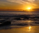 Sunrise at North Wollongong Beach, NSW.