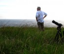 Darcy surveys the coast of Kiama