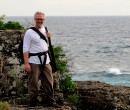 Darcy surveys the coast of Kiama