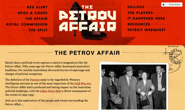 Petrov Affair Web Site