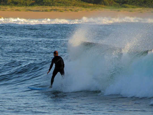 Surfer at the Boneyard