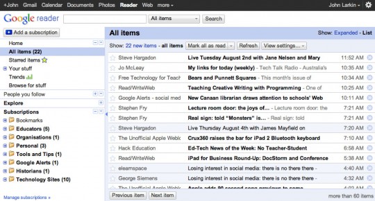 Google Reader