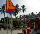 Riding through southern Johor, Malaysia