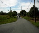 Riding through southern Johor, Malaysia