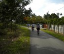 Riding through southern Johor, Malaysia