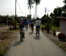 Riding through southern Johor, Malaysia