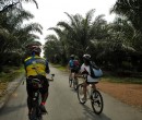 Riding through southern Johor Malaysia