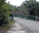 One of the roads and bridges on Pulau Ubin