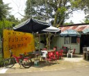 Drink stall with the famous like-lah sign