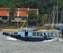 Bum boat returning to Changi Jetty