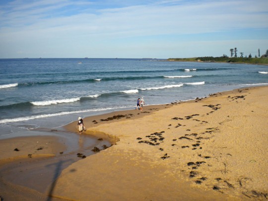 McCauley's Beach north of Sandon Point