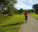 Riding through Bellambi towards east Corrimal