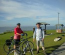 Evan and John Larkin at the Bellambi tidal swimming pool