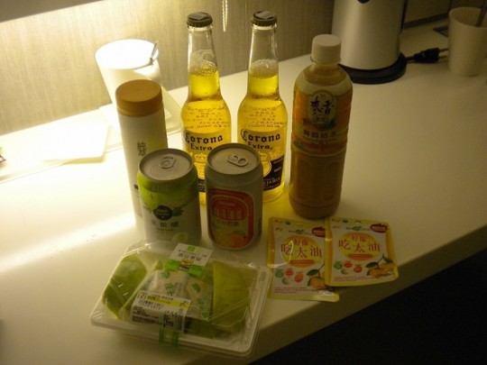 Purchases made in a 7-11 store in Taiwan