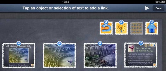 iPad Keynote hyperlinks