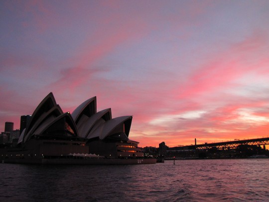 Sydney Opera House at dusk