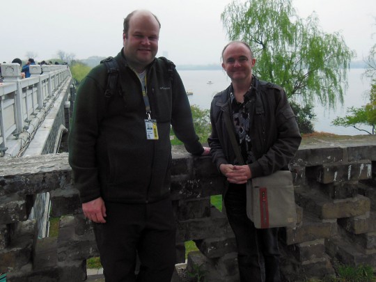 Brian Lockwood and myself in Nanjing