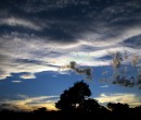 Iridescent clouds over the Illawarra